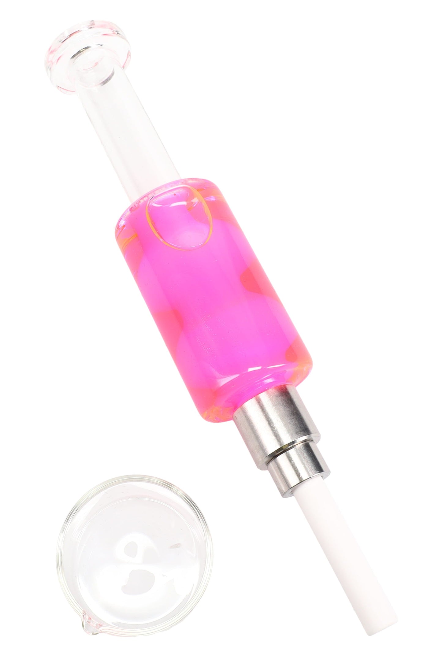 Pink Splash Dab Straw