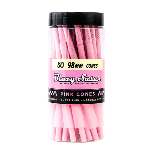 Blazy Susan Pink Pre-Rolled Cones — 98mm