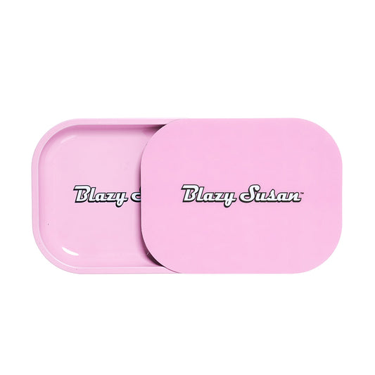 Blazy Susan Mini Puff Rolling Tray + Magnetic Lid